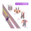 Elesunory Cremalleras 5 para costura cinta de nailon de