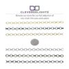 CleverDelights Cadena Rolo a granel Enlace de 14 64_4