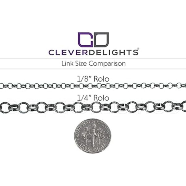 CleverDelights Cadena Rolo a granel Enlace de 14 64_3