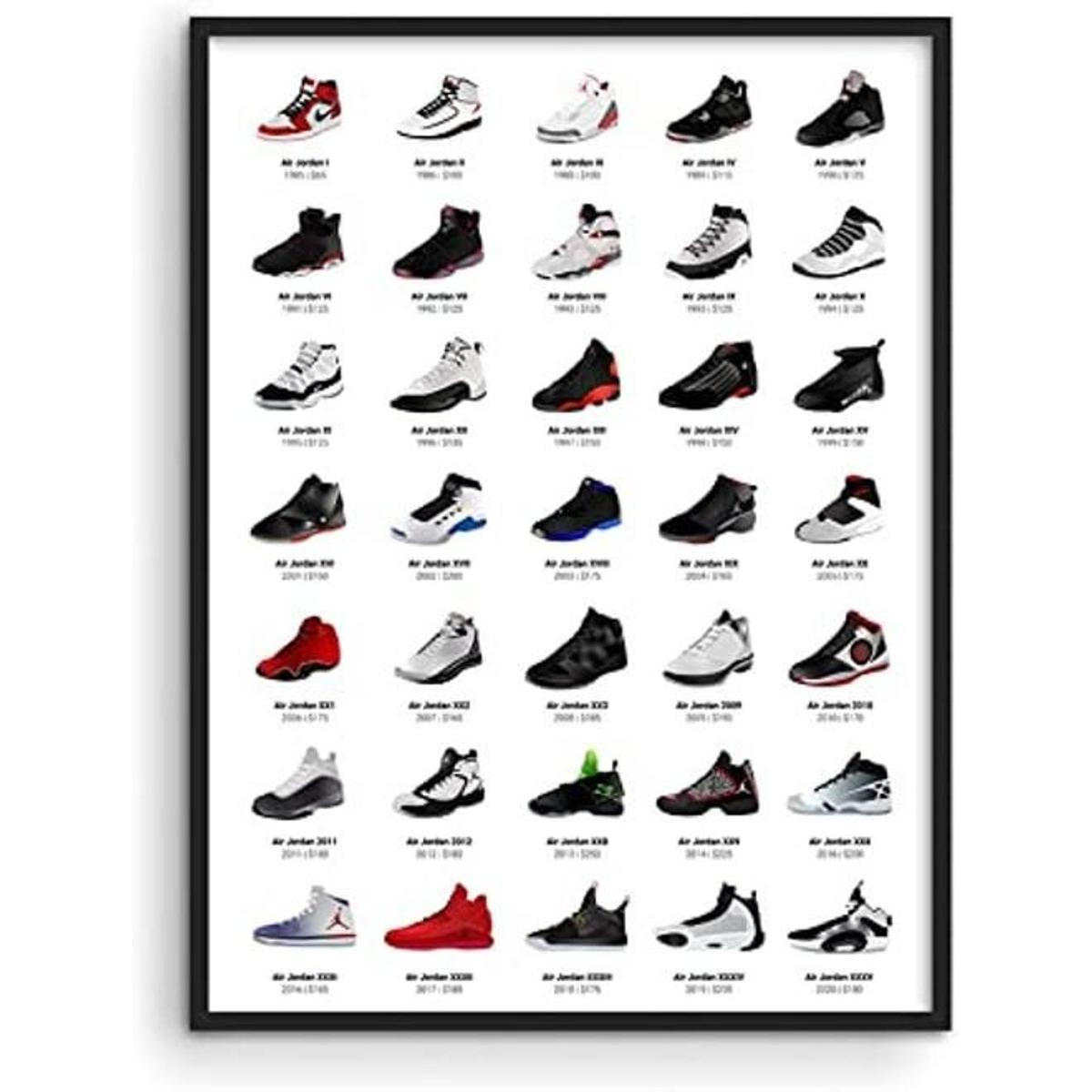 Haus and Hues Póster de tenis Jordan para chicos póster