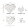 4 moldes de resina epoxi en forma de corazón moldes de