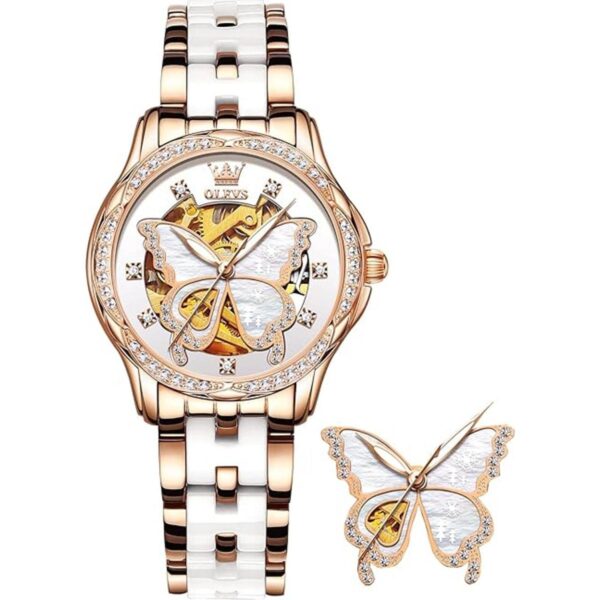 OLEVS Reloj automático elegante para mujer elegante reloj_1