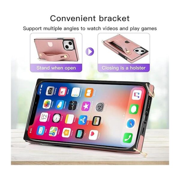 DEFBSC Funda con correa de dedo para iPhone 13 funda de_3