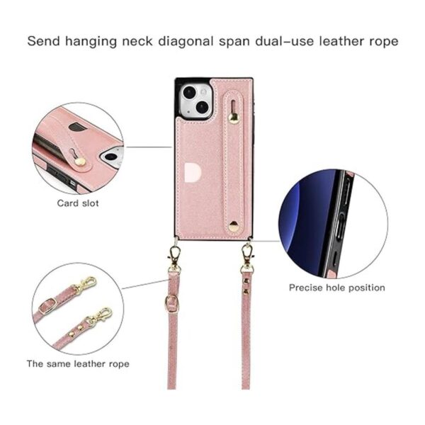 DEFBSC Funda con correa de dedo para iPhone 13 funda de_2