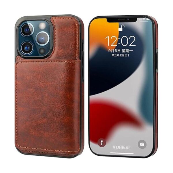 KIHUWEY Compatible con iPhone 13 Pro Funda tipo cartera_3