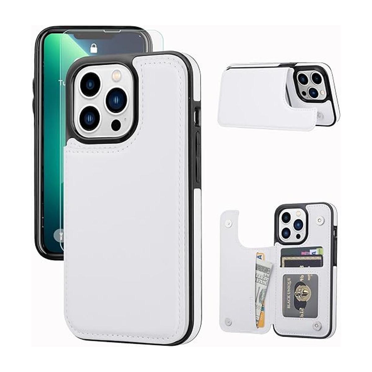 JOYAKI Funda tipo cartera compatible con iPhone 13 Pro de