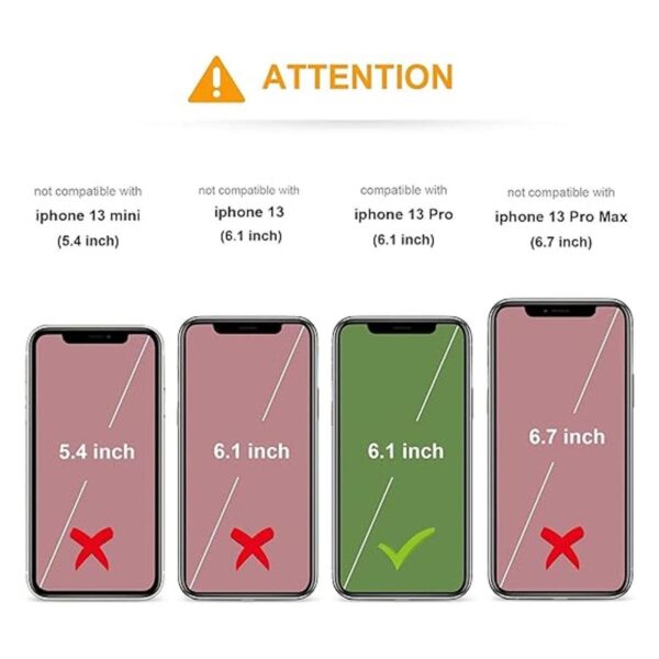 KIHUWEY Compatible con iPhone 13 Pro Funda tipo cartera_2