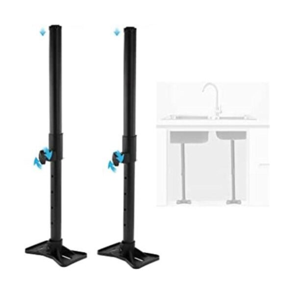 IRONWALLS Soportes para fregadero de cocina 2 postes de_1