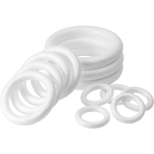 Paquete de 12 coronas de espuma formas de corona de_1
