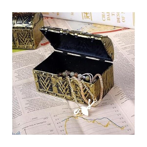 Haoyunlai Caja de 8 cofres de tesoro pirata en miniatura_3
