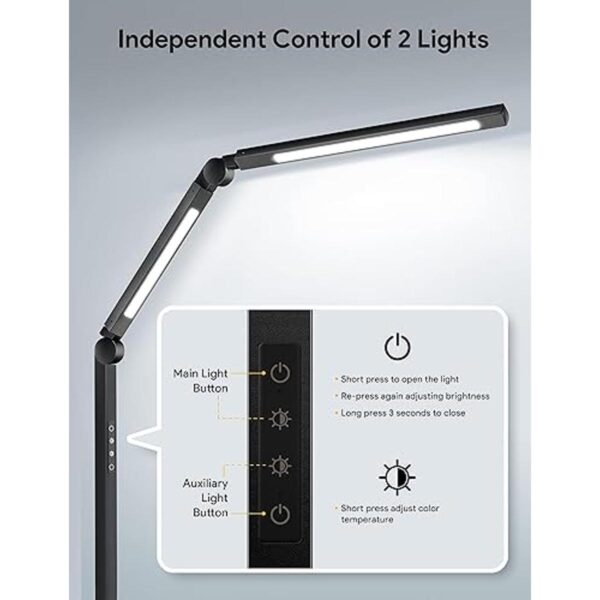 Lámpara LED de escritorio con abrazadera lámpara de_4