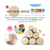 LOOIKOOS Juego de instrumentos musicales de madera para