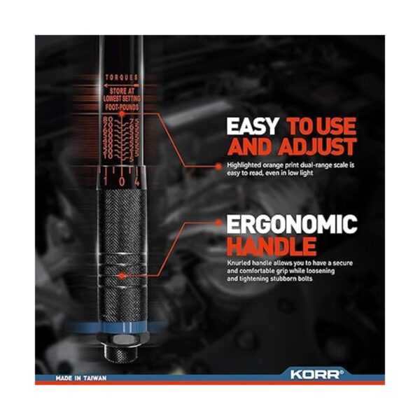 KORR Tools KTW002 Llave dinamométrica de 38 pulgadas 580_3