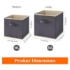 Lifewit Cubos de almacenamiento plegables de 11 pulgadas_2