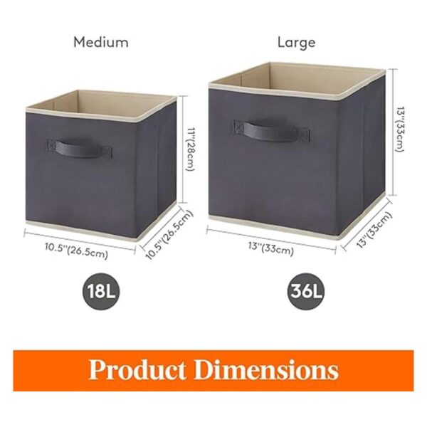 Lifewit Cubos de almacenamiento plegables de 11 pulgadas_2