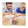 Gamie Foam Smile Face TicTacToe Mini juegos de mesa para_6
