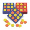 Gamie Foam Smile Face TicTacToe Mini juegos de mesa para_1