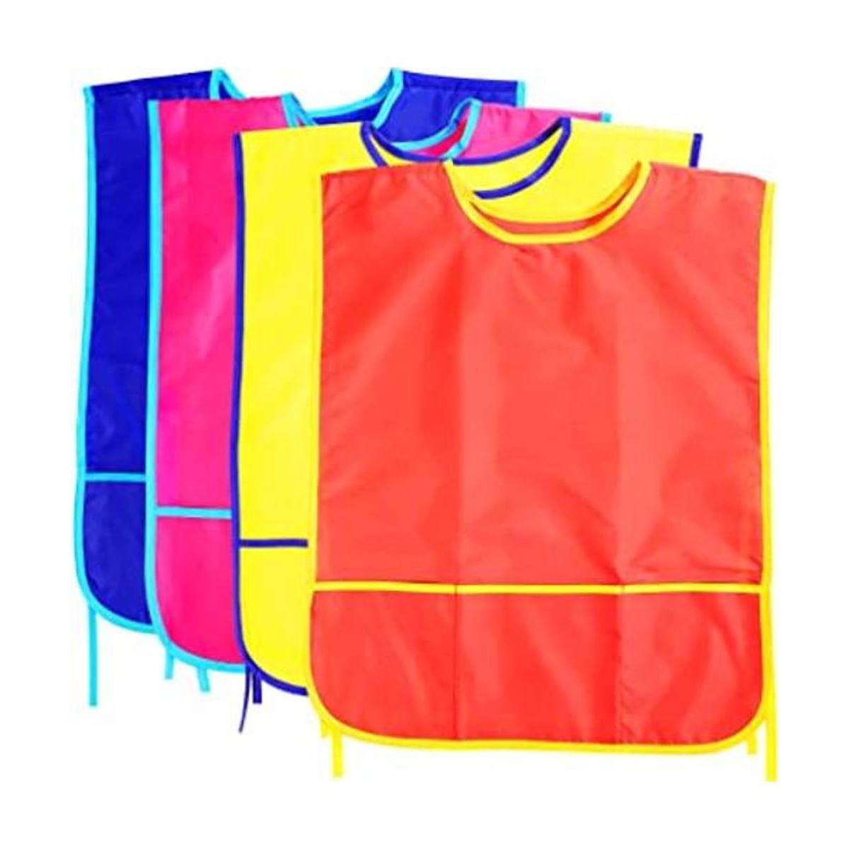 4 batas para niños impermeables para pintura de niños