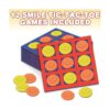 Gamie Foam Smile Face TicTacToe Mini juegos de mesa para_2