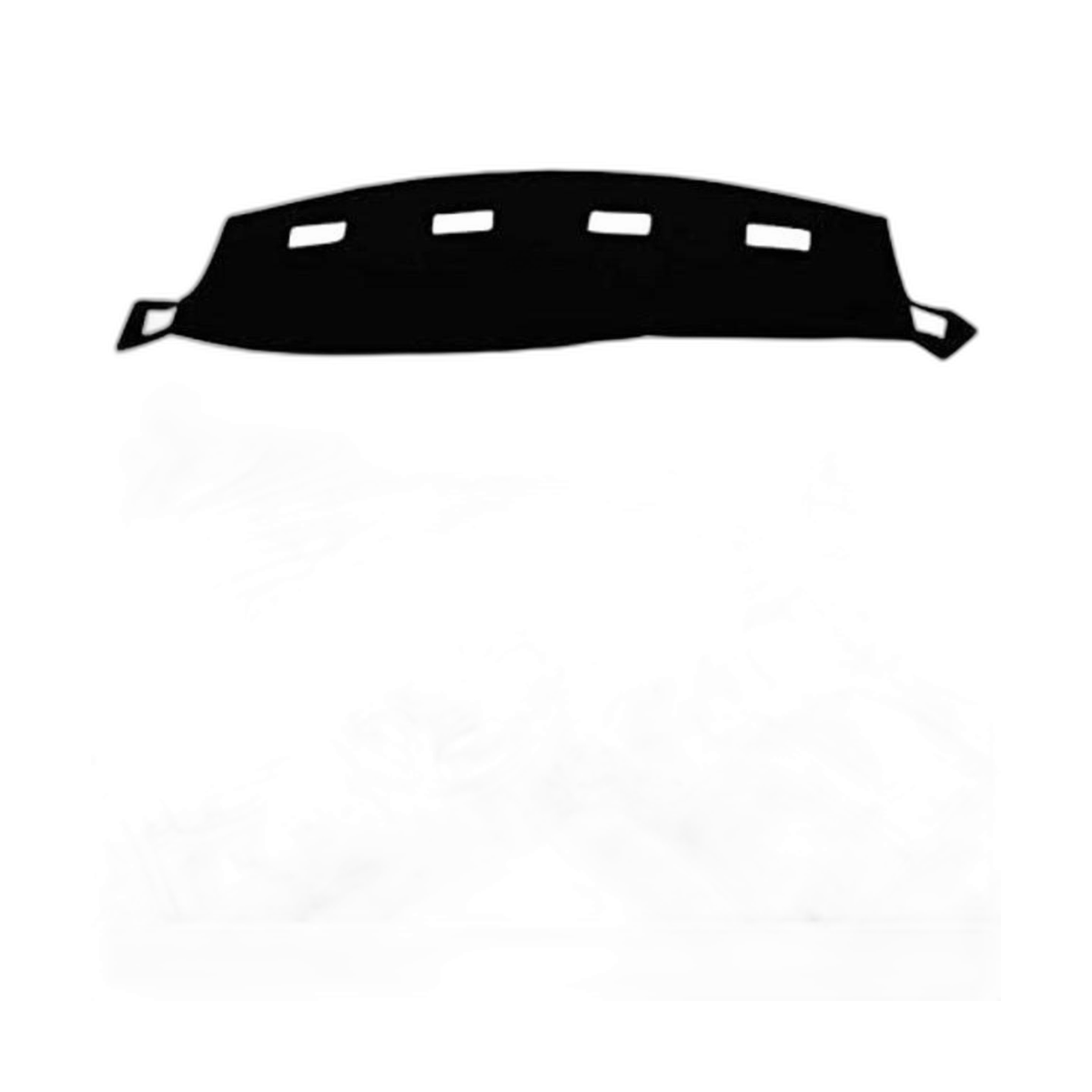 KEDAKEJI Cubierta de salpicadero negra compatible con