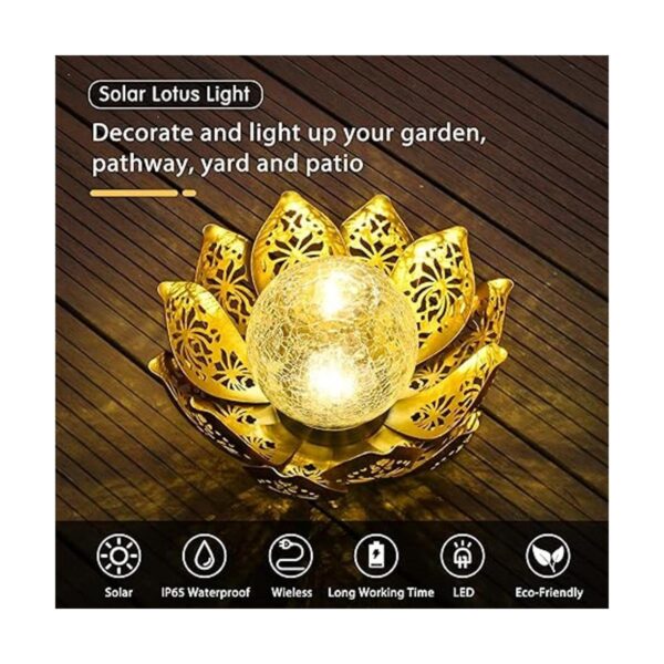 GIGALUMI Luces solares para decoración de jardín al aire_2
