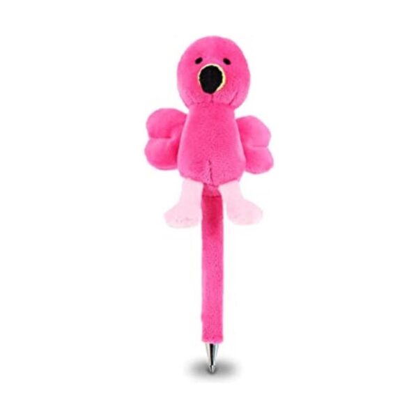 DolliBu Bolígrafo de peluche flamenco bonito y suave_1