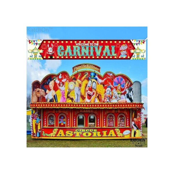 Gran pancarta de bienvenida al carnaval 120 x 20