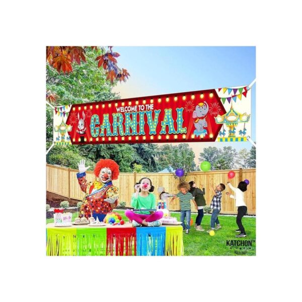 Gran pancarta de bienvenida al carnaval 120 x 20