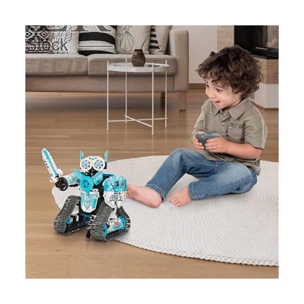 PREPOP Juguetes de construcción de robot RC para niños y_5