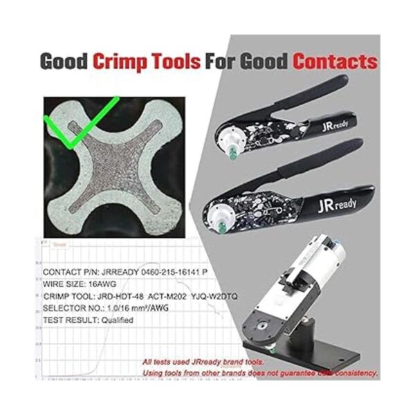 JRready ST6258 DT Kit de contactos sólidos de tamaño 16_2