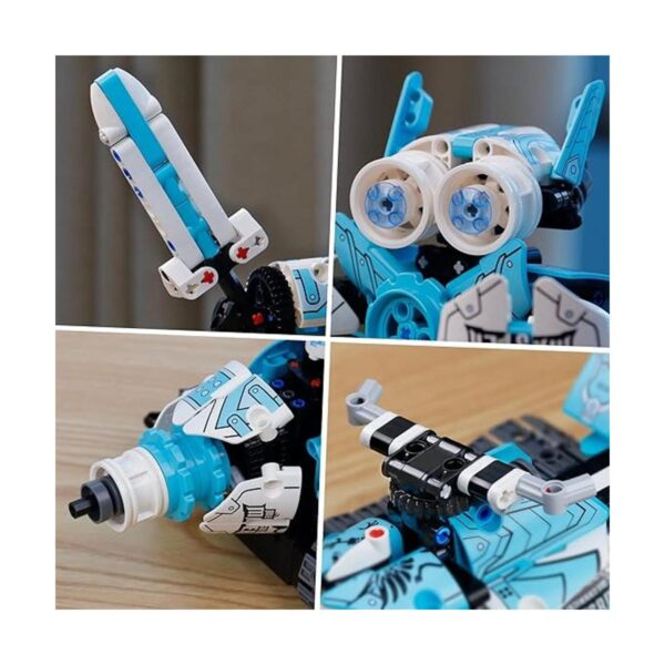 PREPOP Juguetes de construcción de robot RC para niños y_4