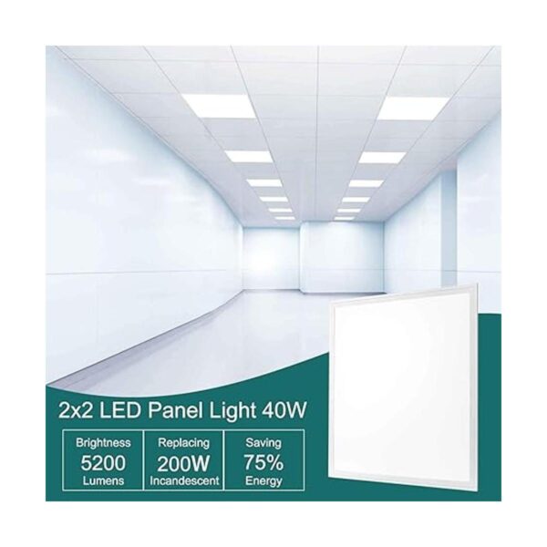 Kadision Paquete de 4 luces LED de panel plano de 2 x 2_2