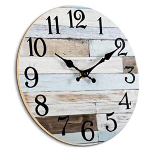 KECYET Reloj de pared rústico de 12 pulgadas para cocina_1