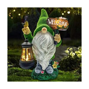 Estatua de gnomo de jardín para decoración de exteriores_1