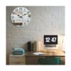 KECYET Reloj de pared rústico de 12 pulgadas para cocina_5