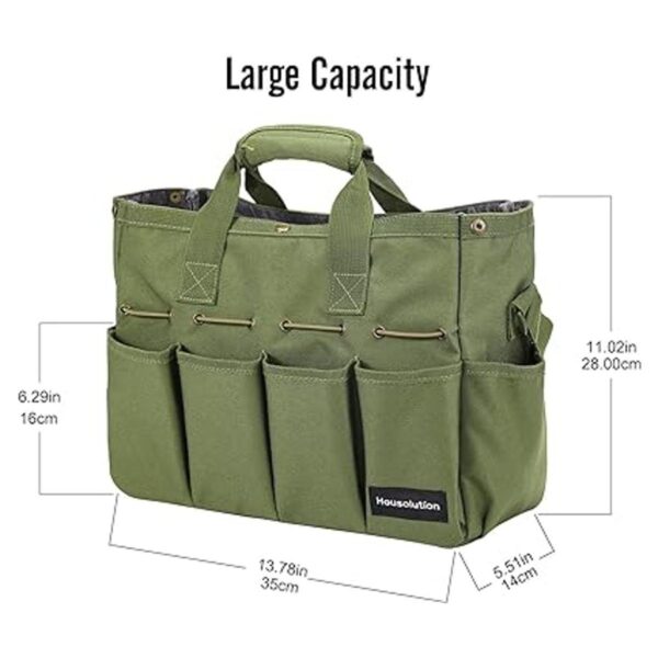 Housolution Bolsa de herramientas de jardinería bolsa de_2