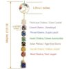 Anjiucc rbol de la vida hecho a mano 7 chakras