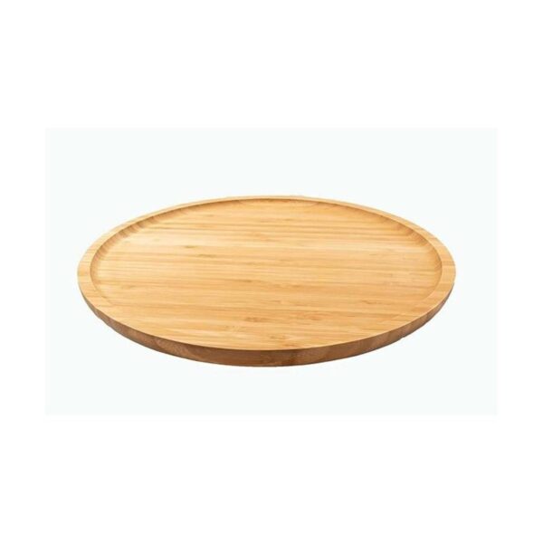 Mateda Tocadiscos Lazy Susan de bambú de 12 pulgadas para_2