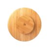 Mateda Tocadiscos Lazy Susan de bambú de 12 pulgadas para_3