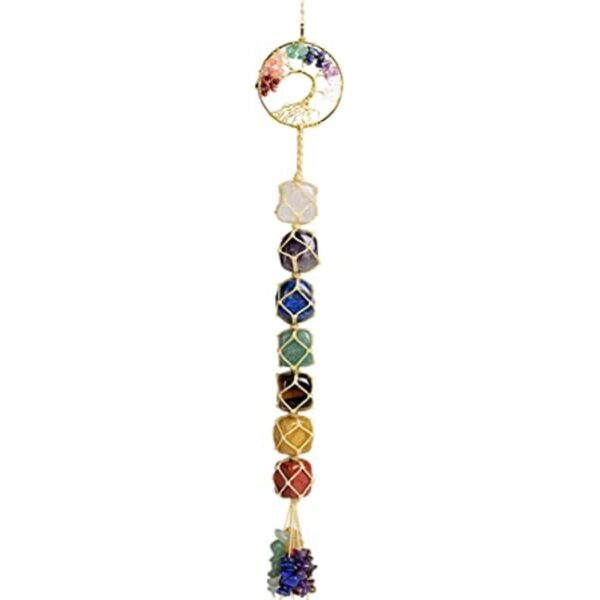 Anjiucc rbol de la vida hecho a mano 7 chakras