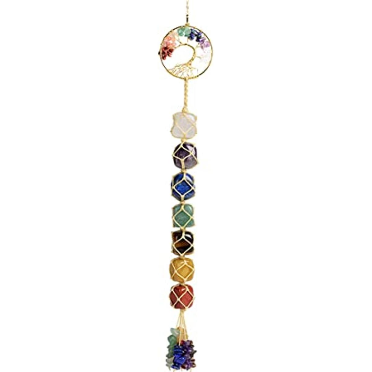 Anjiucc rbol de la vida hecho a mano 7 chakras