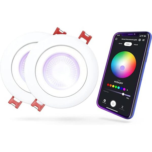 Globe Electric 50467 WiFi Smart 4 LED giratorio