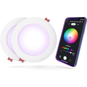 Globe Electric 50069 WiFi Smart 6 Ultra Slim LED