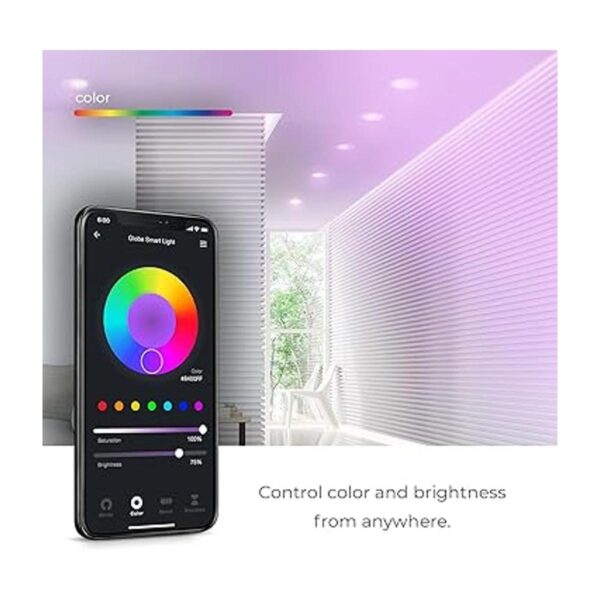 Globe Electric 50069 WiFi Smart 6 Ultra Slim LED