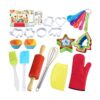 Juego de regalo de cocina para niños con tarjetas de