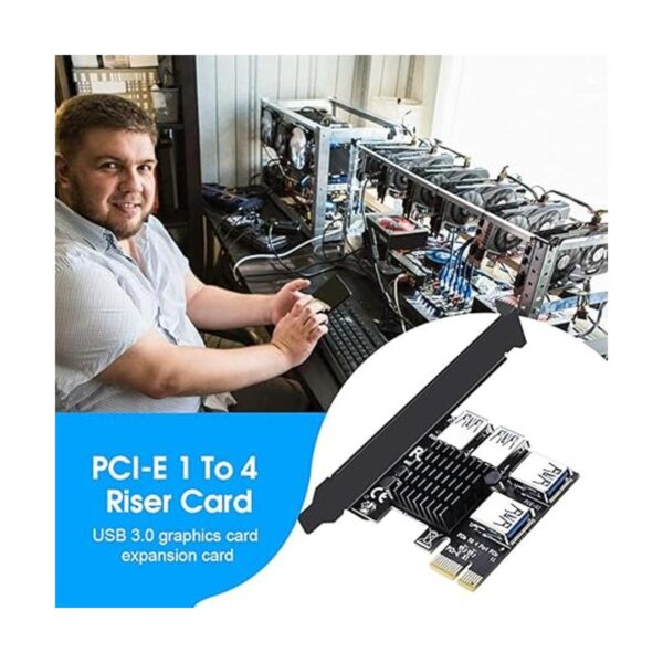 ELUTENG PCIE 1 a 4 puertos PCI Expree 16X Ranuras Tarjeta_6