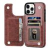 Aoksow Diseñada para iPhone 13 Pro Max funda de piel_1