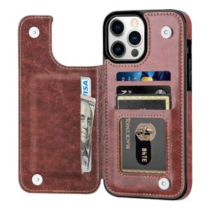 Aoksow Diseñada para iPhone 13 Pro Max funda de piel_1