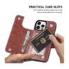 Aoksow Diseñada para iPhone 13 Pro Max funda de piel_3