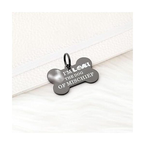 ENSIANTH Divertidas etiquetas de collar para perro regalo_4
